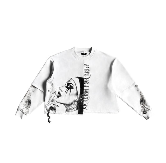Bride of christ double layered long sleeve